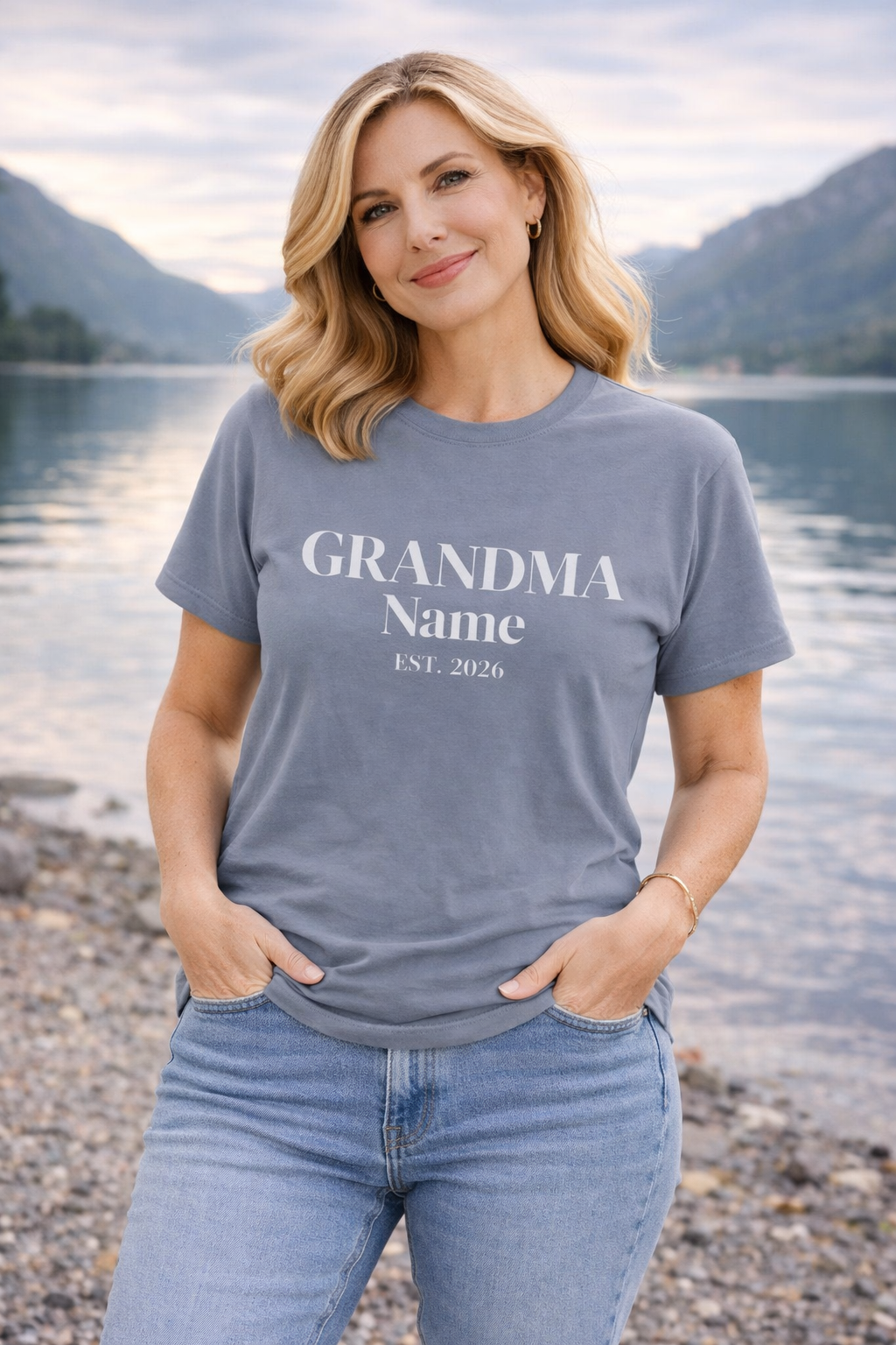 Custom Grandma Shirt — Name & Year