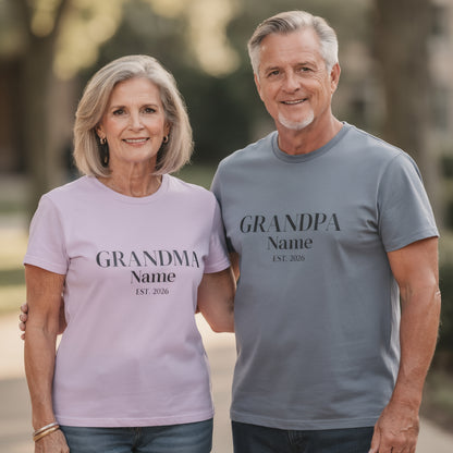 Custom Grandma Shirt — Name & Year
